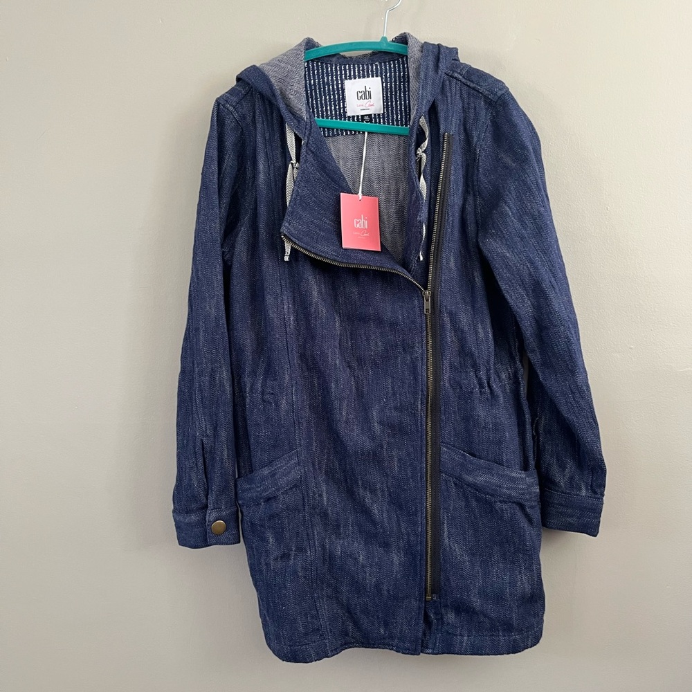 CAbi Love, Carol Collection Adventure Anorak Indigo Denim Jacket sz M - Picture 9 of 9